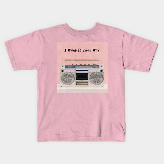 That Way For Love Song Kids T-Shirt by Pride Merch